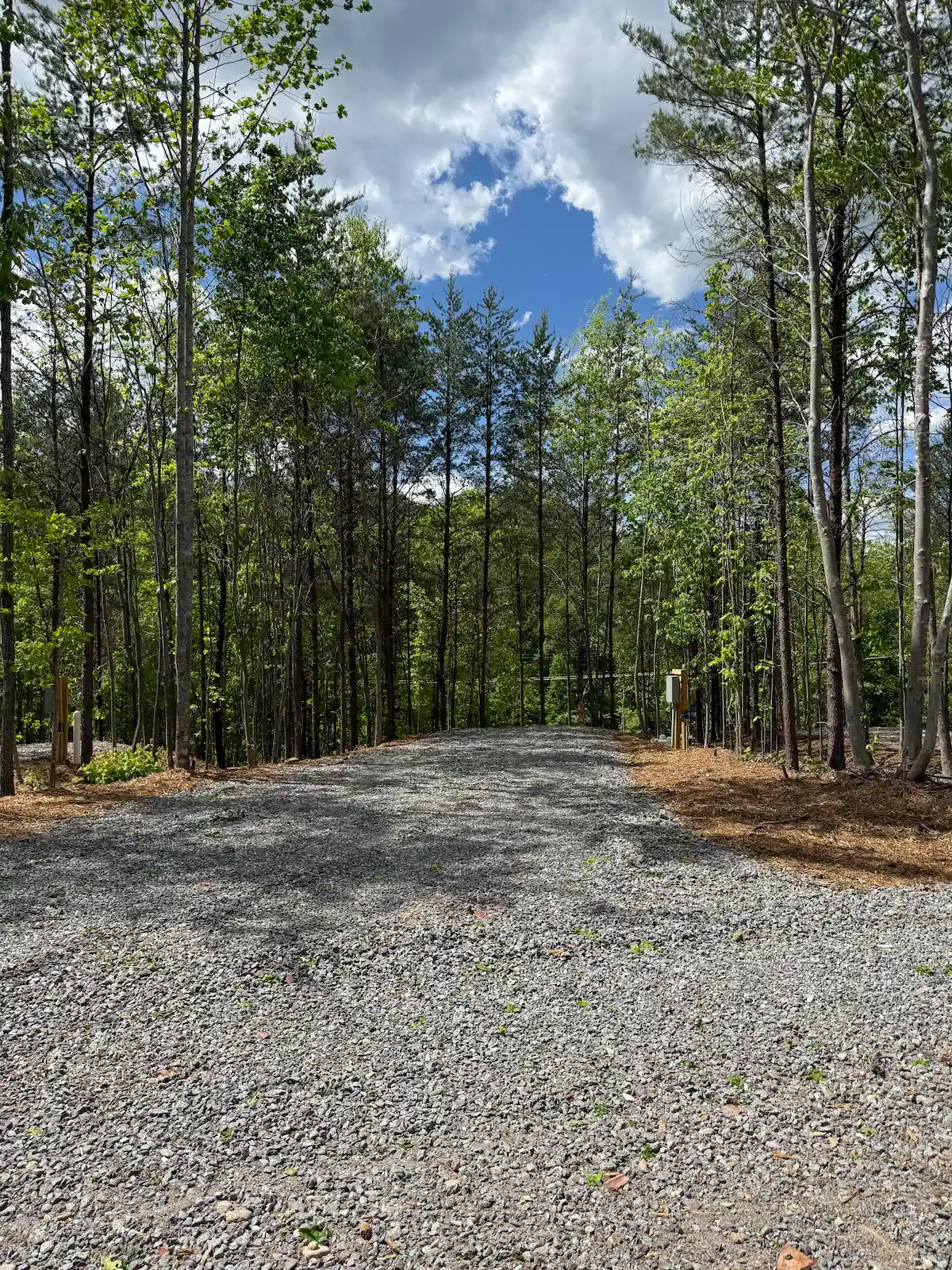 An RV site at Mountain Springs